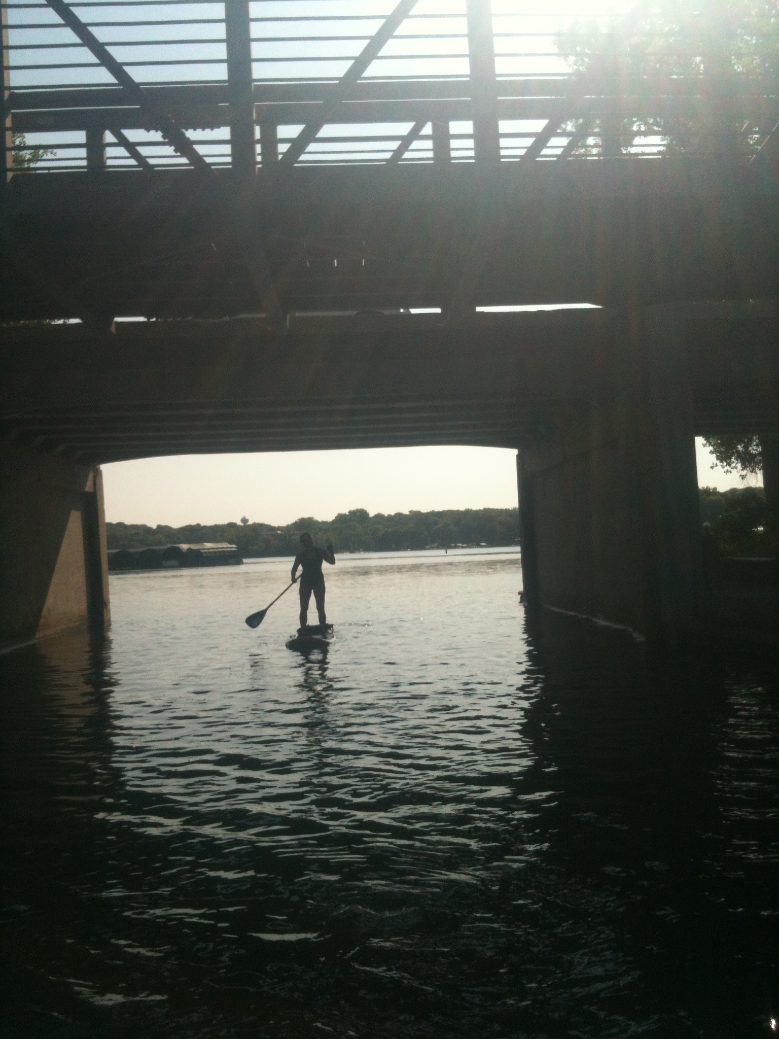 cBoard Stand Up Paddleboard Lessons SUP Yoga Lake Excelsior